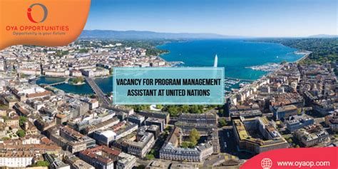 Vacancy For Program Management Assistant At United Nations Oya