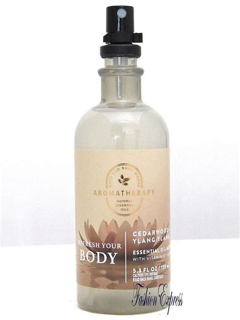 Bath And Body Works Refresh Your Body Cedarwood And Ylang Ylang Oil Mist 53 Fl Oz Ebay