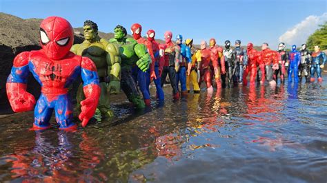 Hulk Vs Spiderman Zombie Ant Man Vs Captain America Vs Thanos Vs