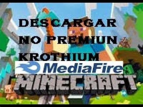 Como Descargar Minecraft No Premiun Krothium Youtube