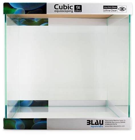 Blau Cubic Aquascaping 91L 45x45x45cm Blau Akvarier