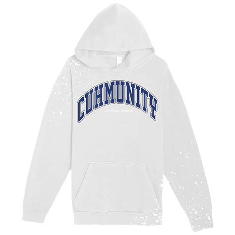 Cuhmunity University Splattt Hoodie Lunar Rock Cuhmunity