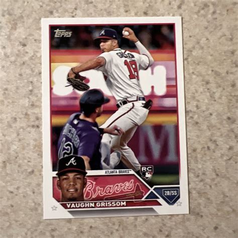 2023 Topps Vaughn Grissom RC Rookie Card 275 Atlanta Braves M9 EBay