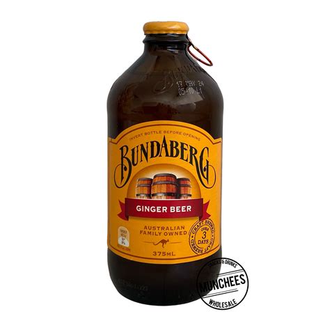 Bundaberg Ginger Beer 24x375ml Munchees Wholesale