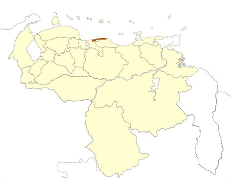 Venezuela Vargas State Location Mapsof Net