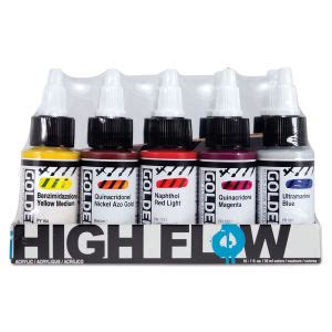 Golden High Flow Acrylic Paints and Sets | BLICK Art Materials