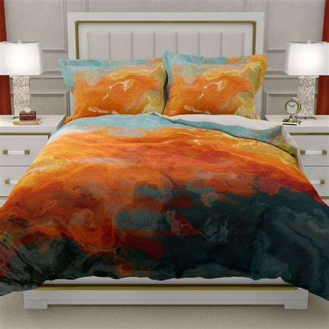 Abstract Art Duvet Cover King Duvet Cover Or Queen Duvet Etsy