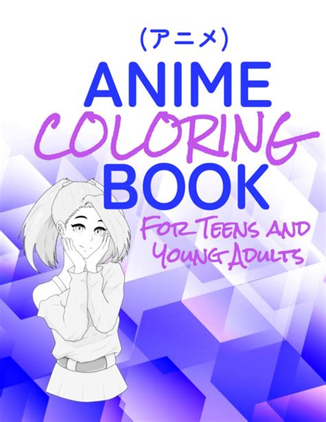 Anime Coloring Book Anime Coloring Books For Teens 12 16 For Teens