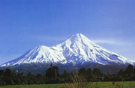 Snowy Peaks Snowy Mountain Peaks Trees New Zealand Grass Hd