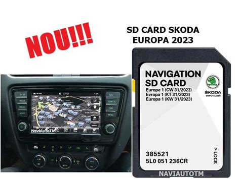 Card Original Naviga Ie Skoda Amundsen Mib Europa Superb Octavia