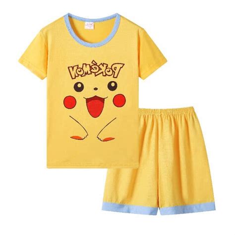 Pikachu Pokémon Pyjama für Jungen Alle schlafanzuge