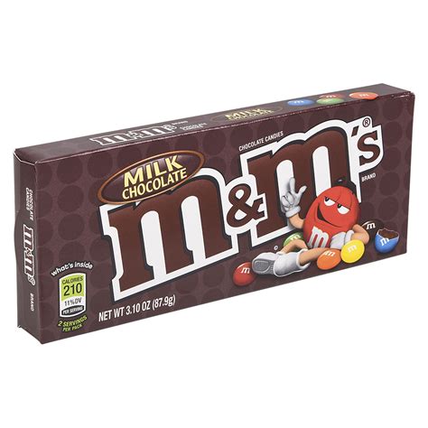 Mandm Milk Chocolate Theater Box Candy The Stuff Shop