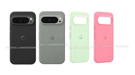 Official Pixel 9 Pro Cases Leak Showing Off A Surprise New Color Option