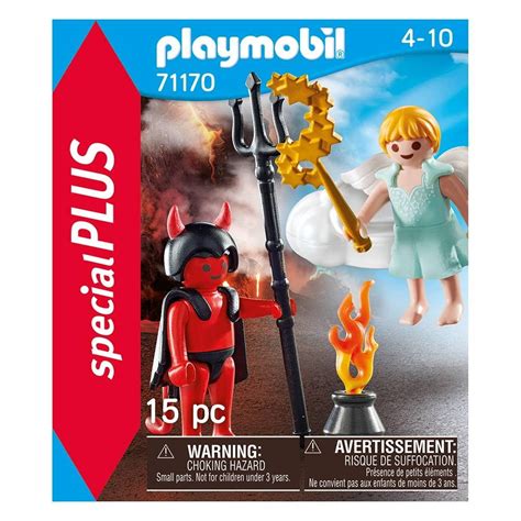 Set de Juego Playmobil Special plus Ángel y Diablo 15 Piezas Walmart