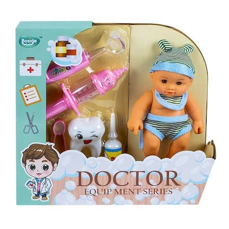 Бебе кукла 7Toys, С лекарски аксесоари - eMAG.bg