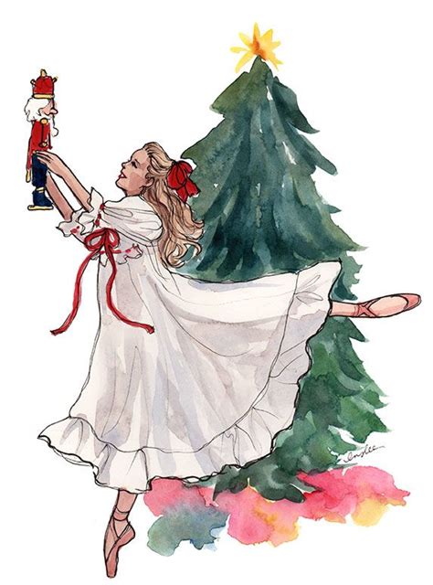 Clara Y Su Cascanueces Christmas Drawing Christmas Illustration Nutcracker