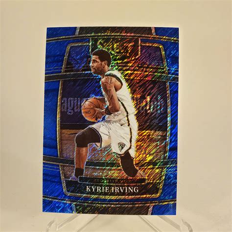 2021 22 Panini Select Kyrie Irving Concourse Blue Shimmer Prizm 80