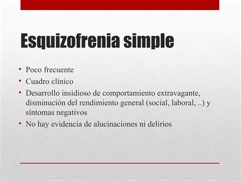 Esquizofrenia en niños y adolescentes PPT