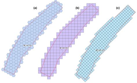 Quadrat shapes for quadrat count application in BOSZ area: (a) diamond ...