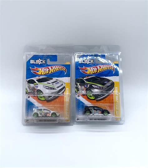 Hot Wheels Ken Block Ford Fiesta Set Lot Of Mainline Card With Protector Hobbies Toys Toys