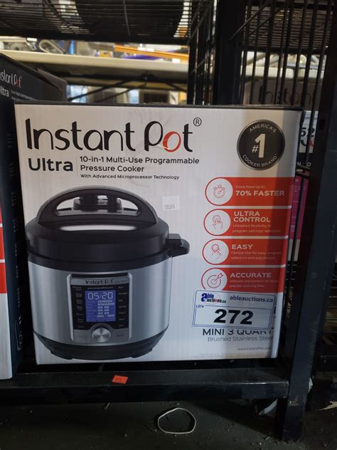 Instant Pot Ultra 10 In 1 Multi Use Programmable Pressure Cooker 3 Quart