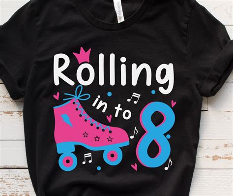 Rolling Into Svg Birthday Roller Skates Svg Th Birthday Etsy