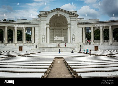 The Arlington Memorial Amphitheater at Arlington National Cemetery, in ...