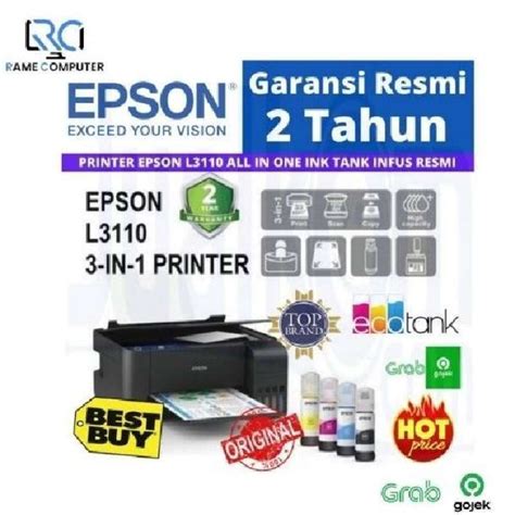 Jual PRINTER EPSON L3110 L 3110 L 3110 PENGGANTI L360 MURAH GARANSI