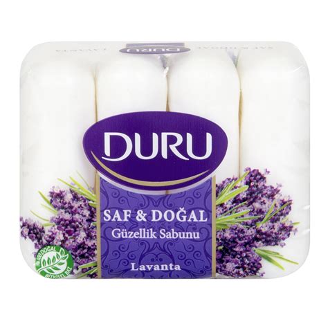 Duru Güzellik Sabunu Saf doğal Lavanta 4X70 G