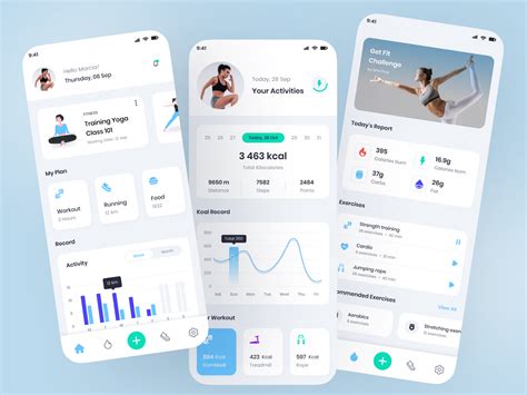 Fitness Activity Tracking App By Mehul Pipaliya On Dribbble