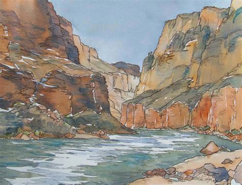 Grand Canyon Watercolor at PaintingValley.com | Explore collection of ...