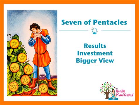 Tarot Seven Of Pentacles Health Manifested