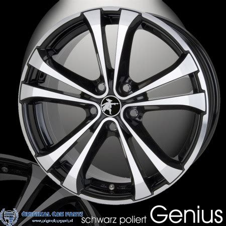 Musketier Citroën DS3 DS4 DS5 lichtmetalen velg Genius 8Jx18 zwart