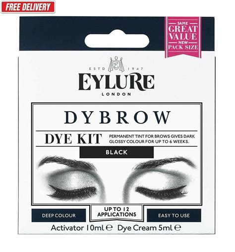 Eylure DYBROW Eyebrow Dye Kit - Black for sale online | eBay | Eyebrow ...