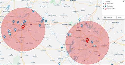 Radius Map: How To Start Analyzing Your Data | Espatial - Printable ...