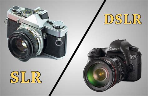 Info: The Difference Between SLR And DSLR Cameras