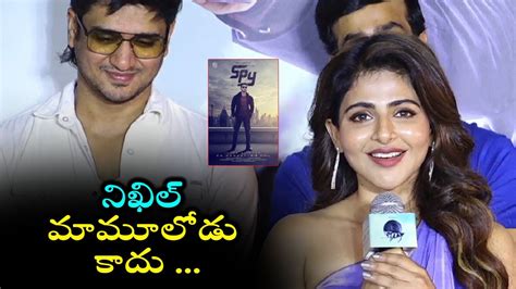 Iswarya Menon Speech At Spy First Mission