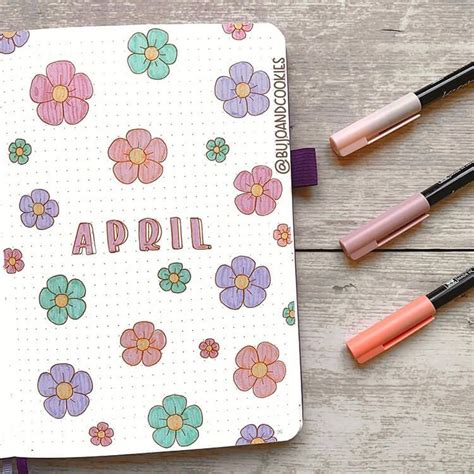 Bullet Journal Monthly Cover Ideas For April Artofit