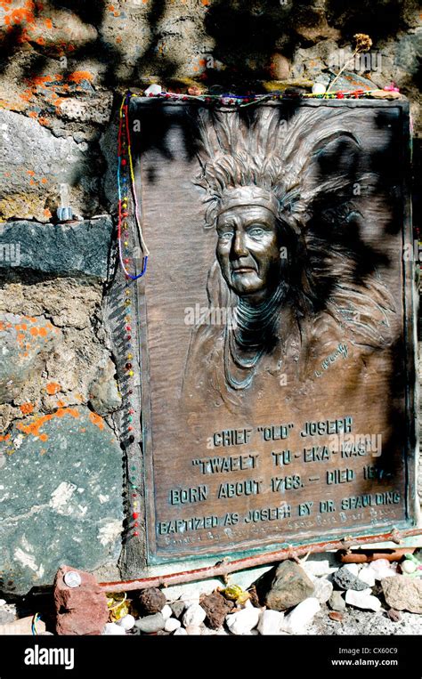 Chief Joseph Grave High Resolution Stock Photography And Images Alamy