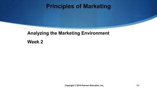 Marketing Practices The Marketing Environment Ppt