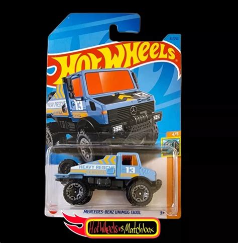 HOT WHEELS MERCEDES BENZ UNIMOG 1300 HW HAULERS 2023 D CASE EUR 2 88