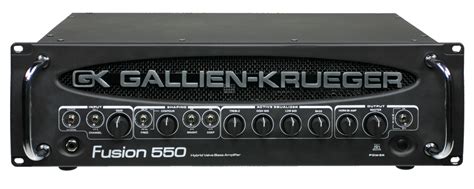 Gallien Krueger Fusion 550 500 50 Watt Bass Amplifier Rainbow Guitars