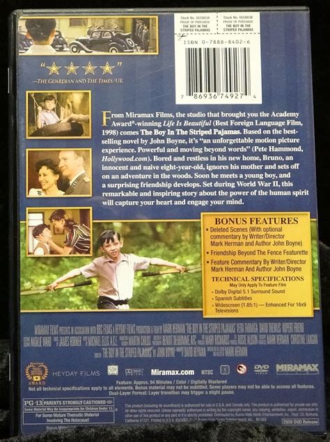 The Boy In The Striped Pajamas Asa Butterfield Jack Scanlon Vera