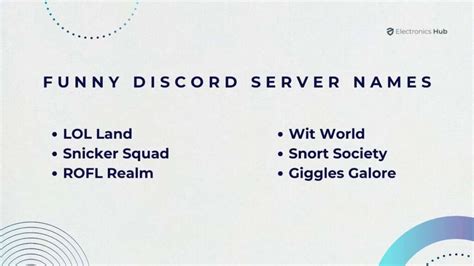 discord server  ideas funny cool
