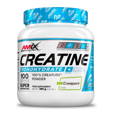 Creatine Creapure 300 Gramos Amix Performance Boteprote