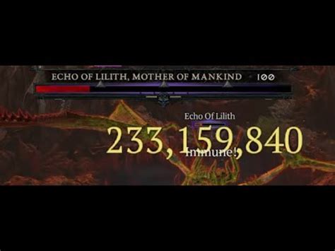 83sec 233 Mil Uber Lilith Kill Tornado Druid Diablo 4 Season