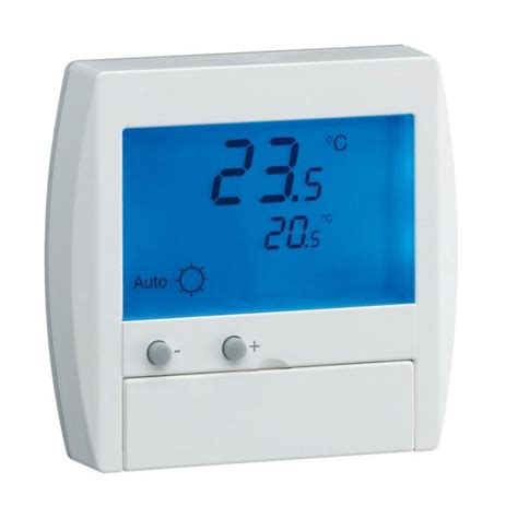 Thermostat ambiance Hager semi encastré digital