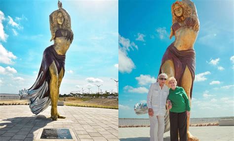 Barranquilla Rinde Homenaje A Shakira Con Una Estatua De Bronce D A A D A