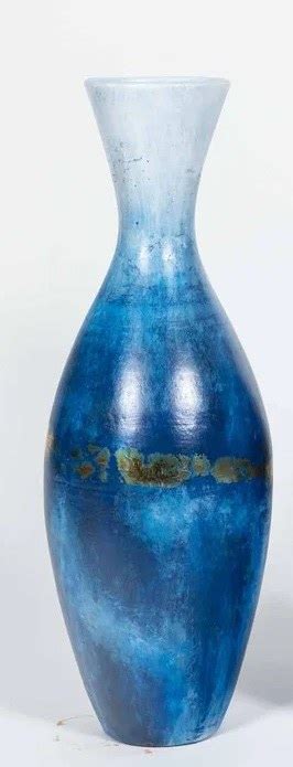 Blue And Gold Ceramic Vase Wilford Lee Home Accents