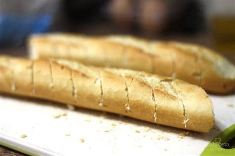 Receta De Pan De Ajo Con Baguettes Sabros A